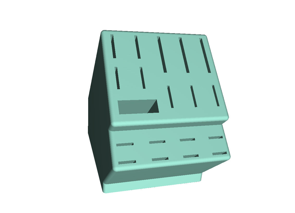 18-Slot Knife Block with Utility Slot