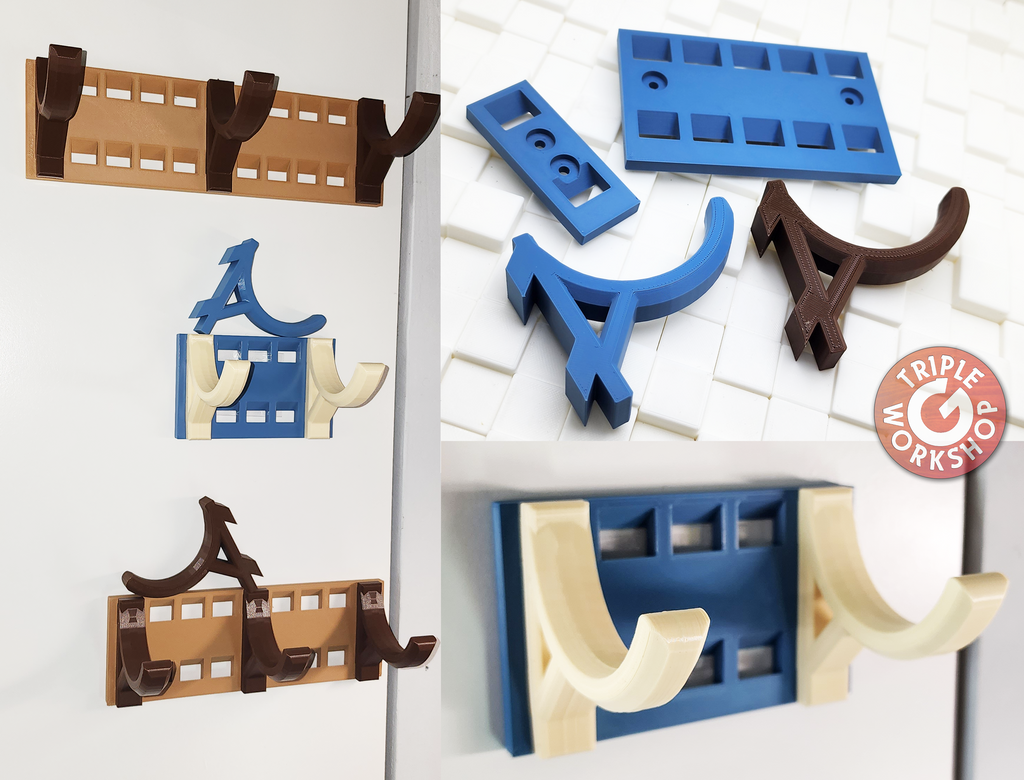 French Cleat Wall Hook Set