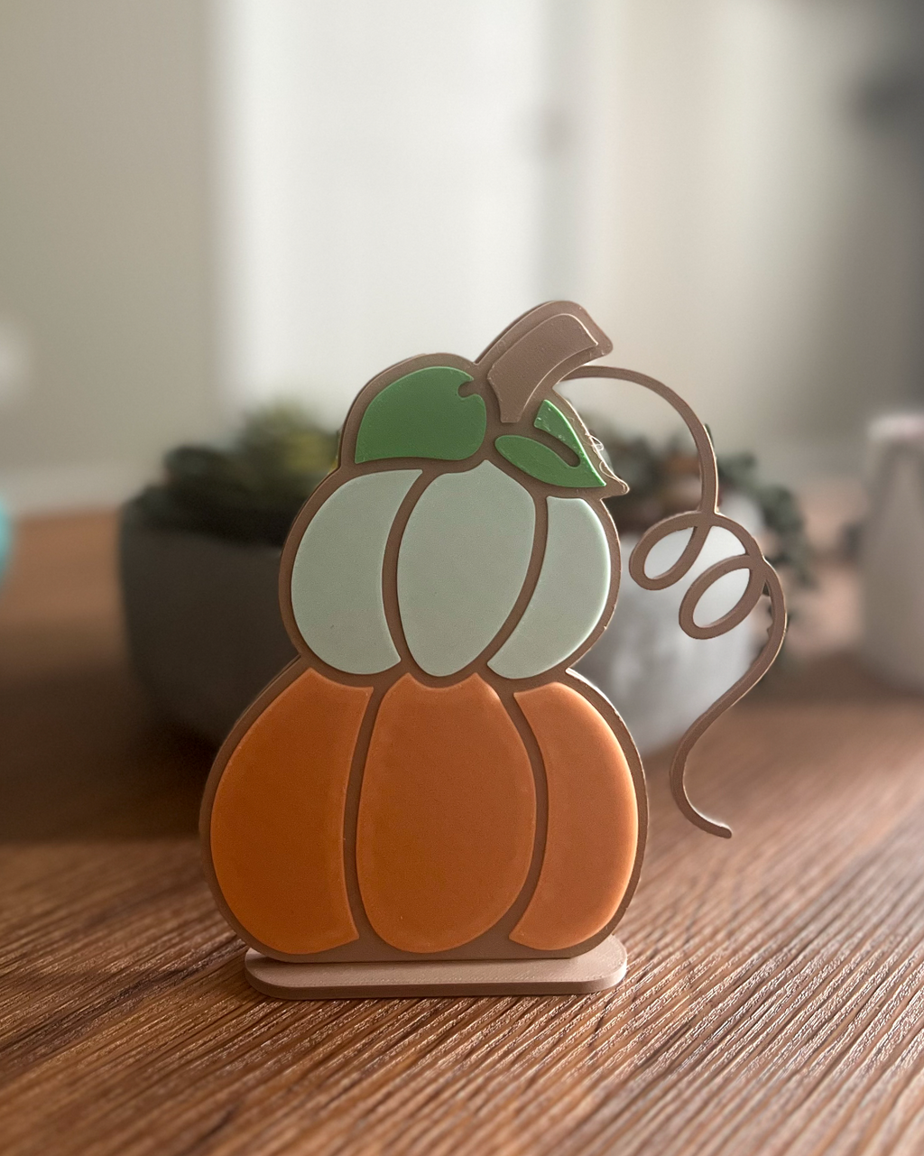 Layered Pumpkin Decor