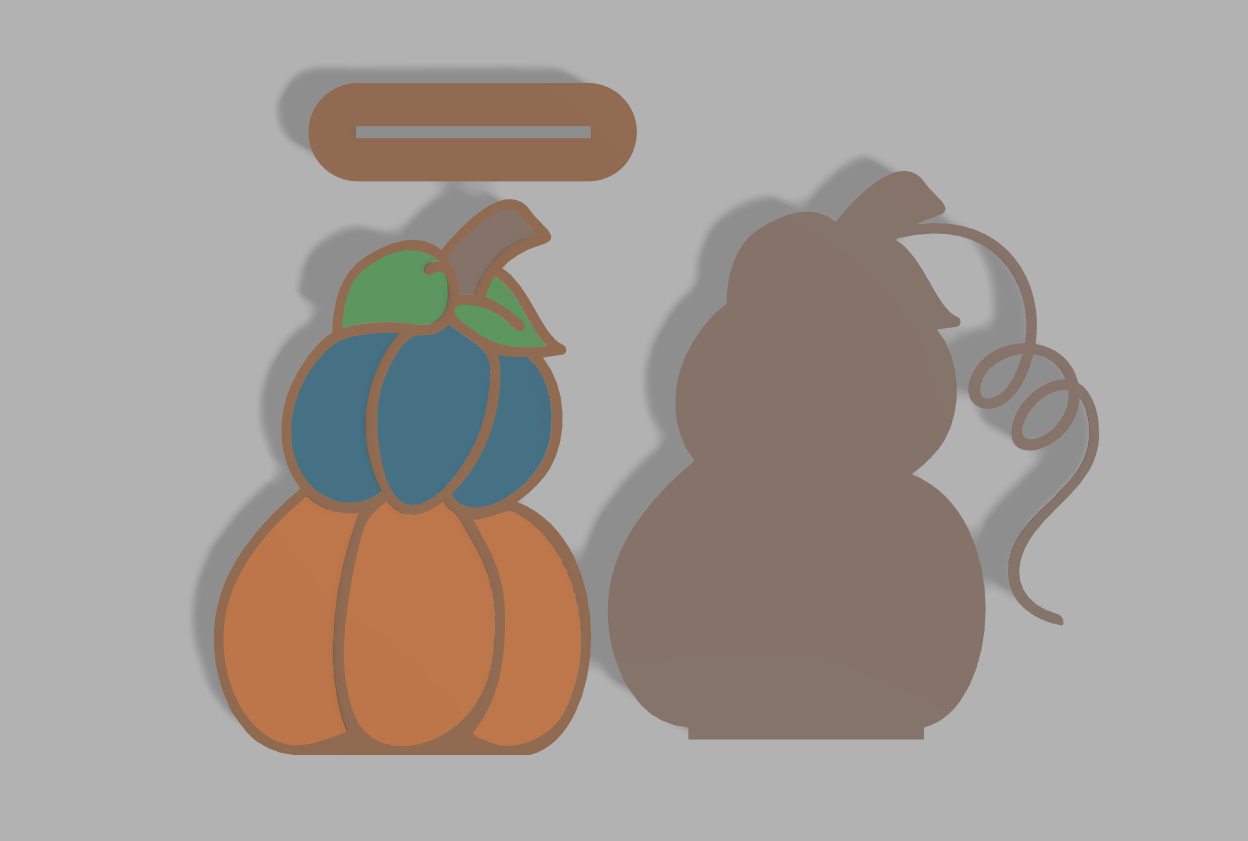 Layered Pumpkin Decor