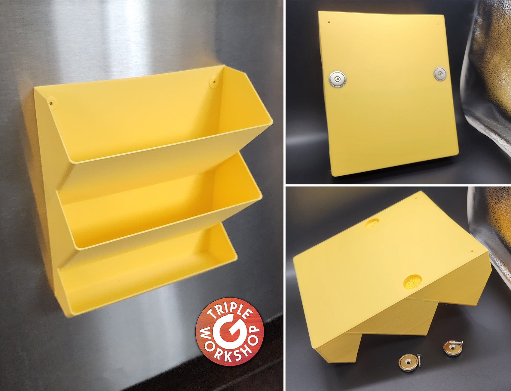 Magnetic Wall Organizer - No Supports (25mm x 6mm Magnets)