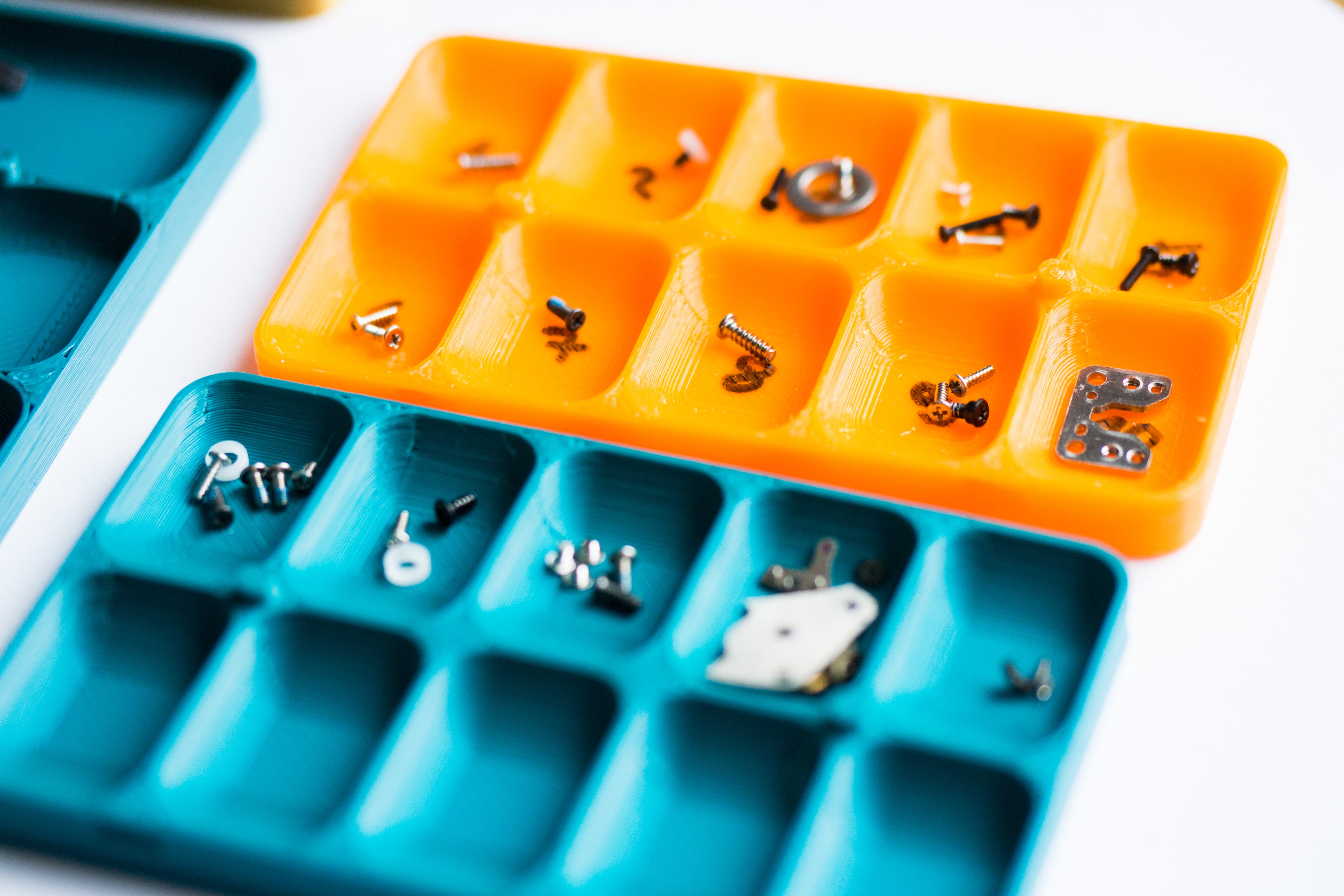 Stackable Screw Tray Box System