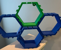 Deep Hex Wall Display Shelf (Funko Pop Compatible)