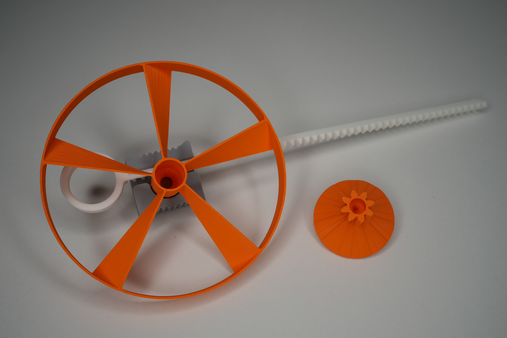Flying Propeller Pull Copter & Spinning Top - No Assembly