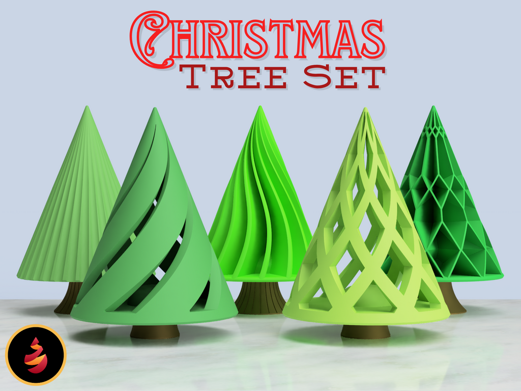 Christmas Tree Set - Interchangeable Trunks & Trees