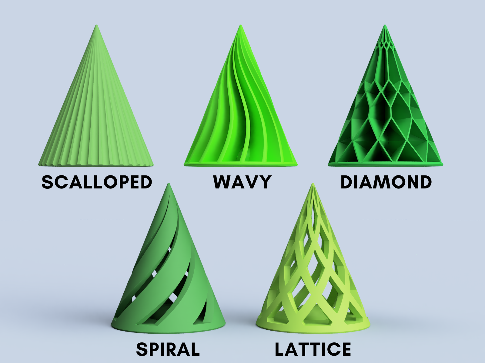 Christmas Tree Set - Interchangeable Trunks & Trees
