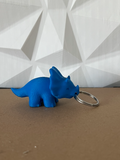 Cute Triceratops Keychain