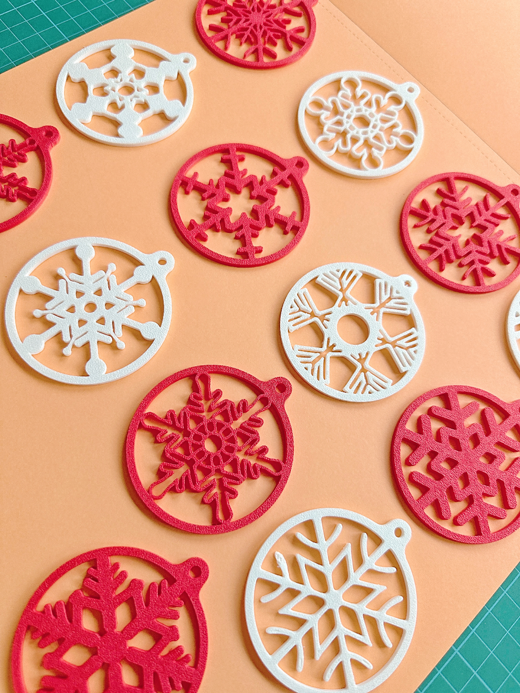 Christmas Snowflakes - Set of 14