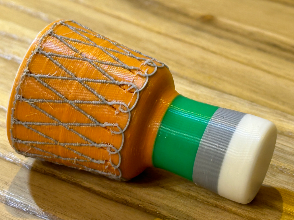 African Fingernail Drum Fidget Toy