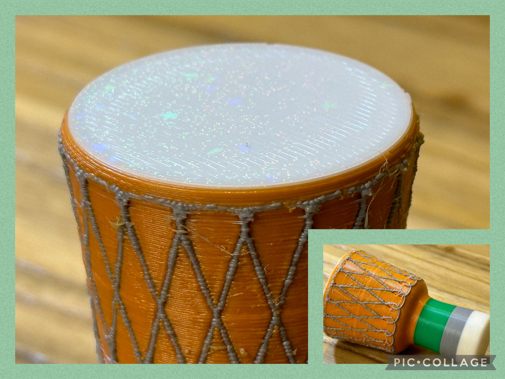 African Fingernail Drum Fidget Toy