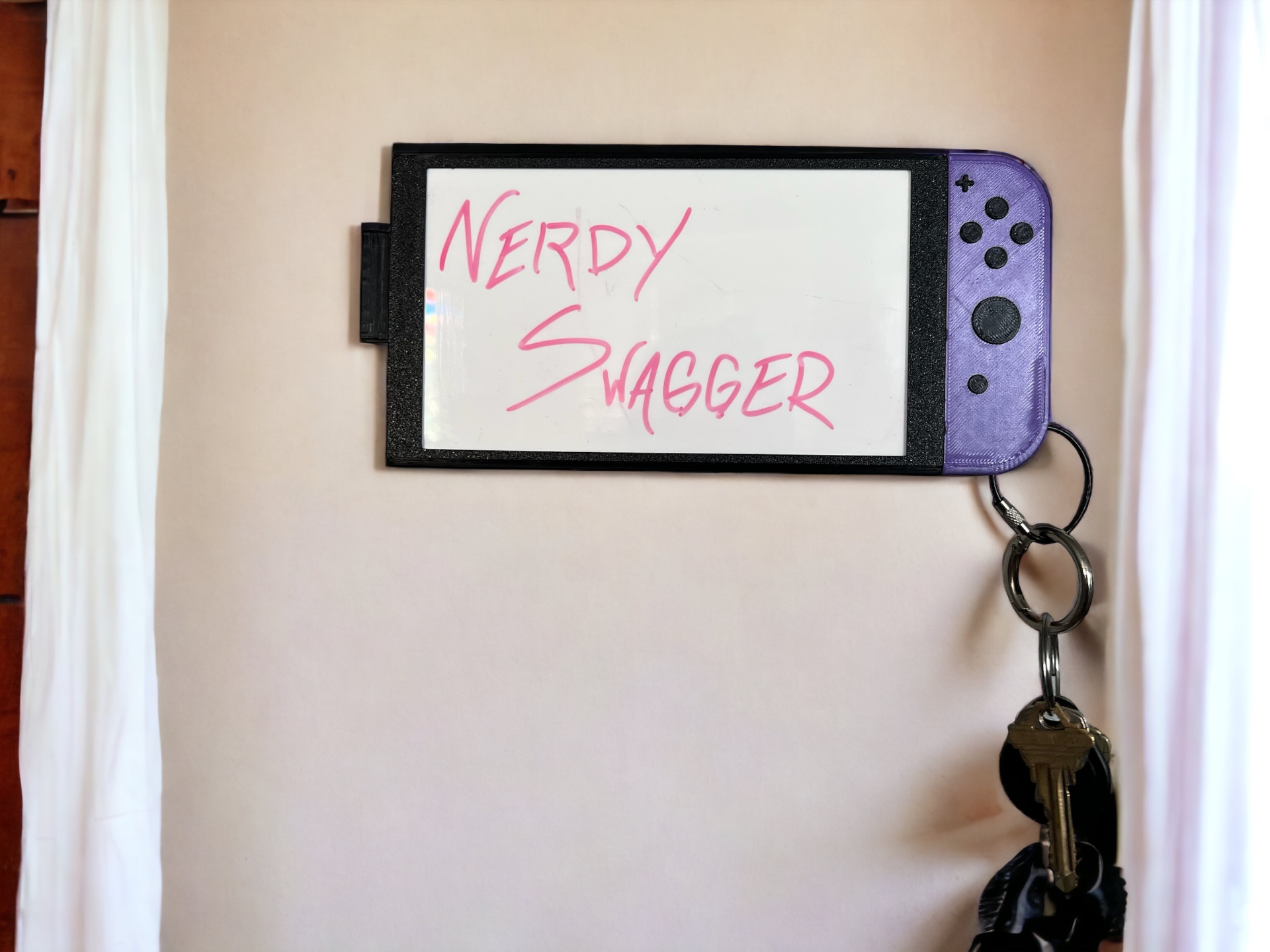 Wall-Mount Keychain Dock (Nintendo Switch Compatible)