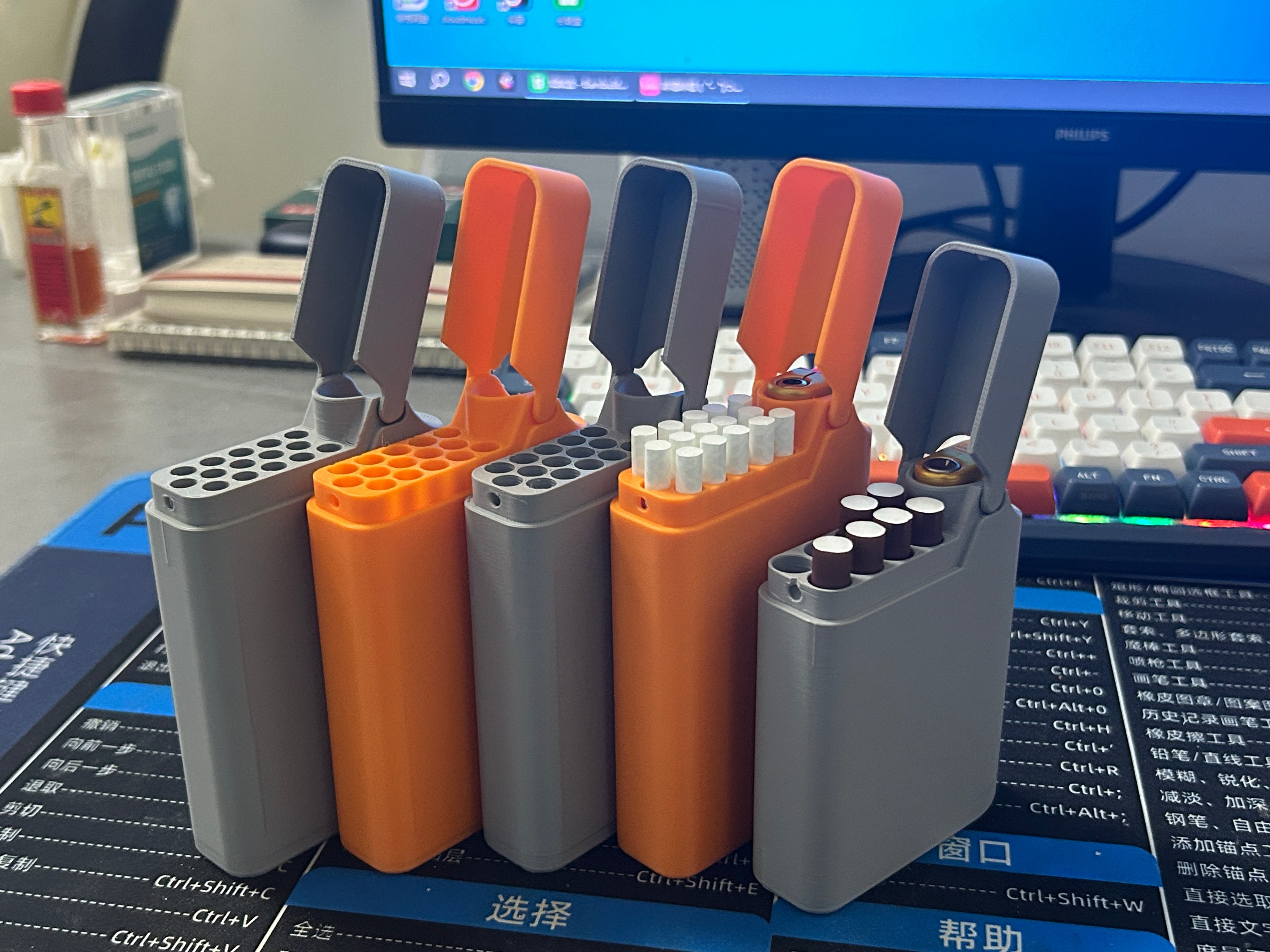 粗支香烟盒