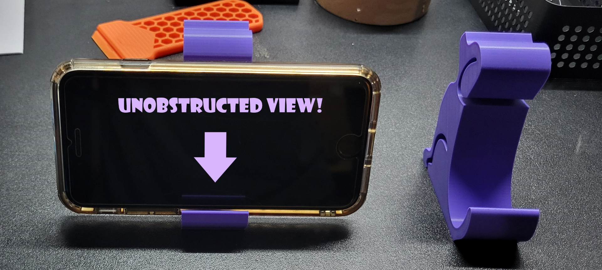 Dog Phone Holder w/ Short Tail