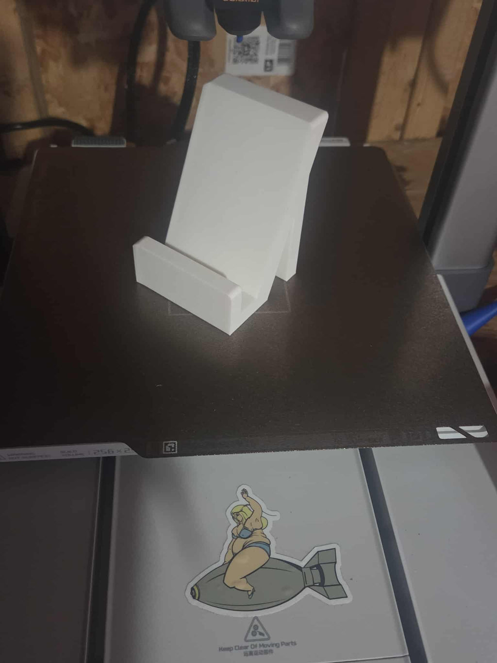 "Snap stand" phone mount/stand for desk/tripod