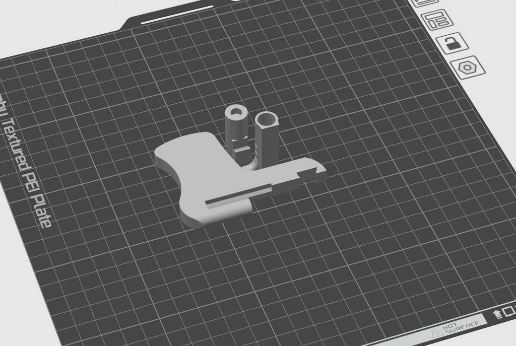 Simplest toy cap gun