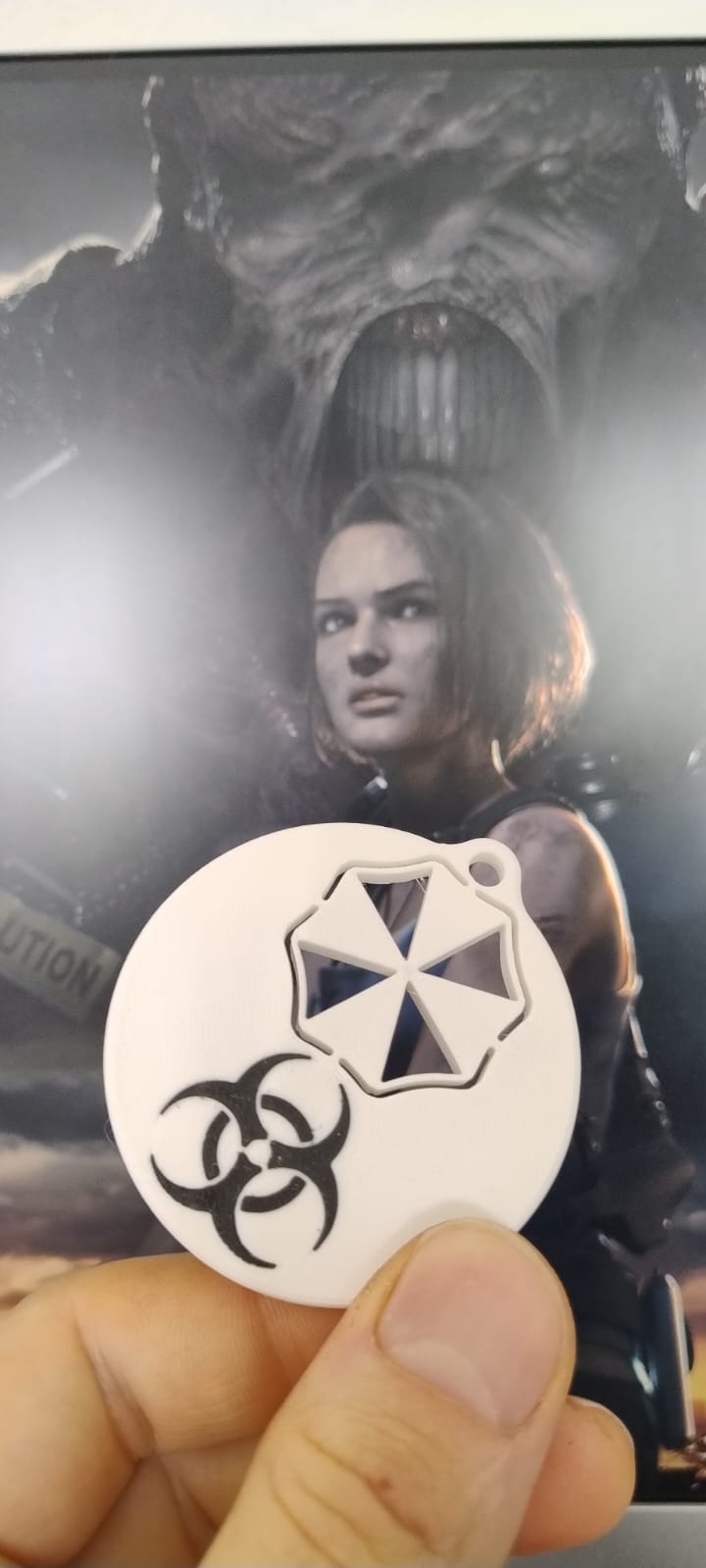 umbrella-resident evil (keychain)
