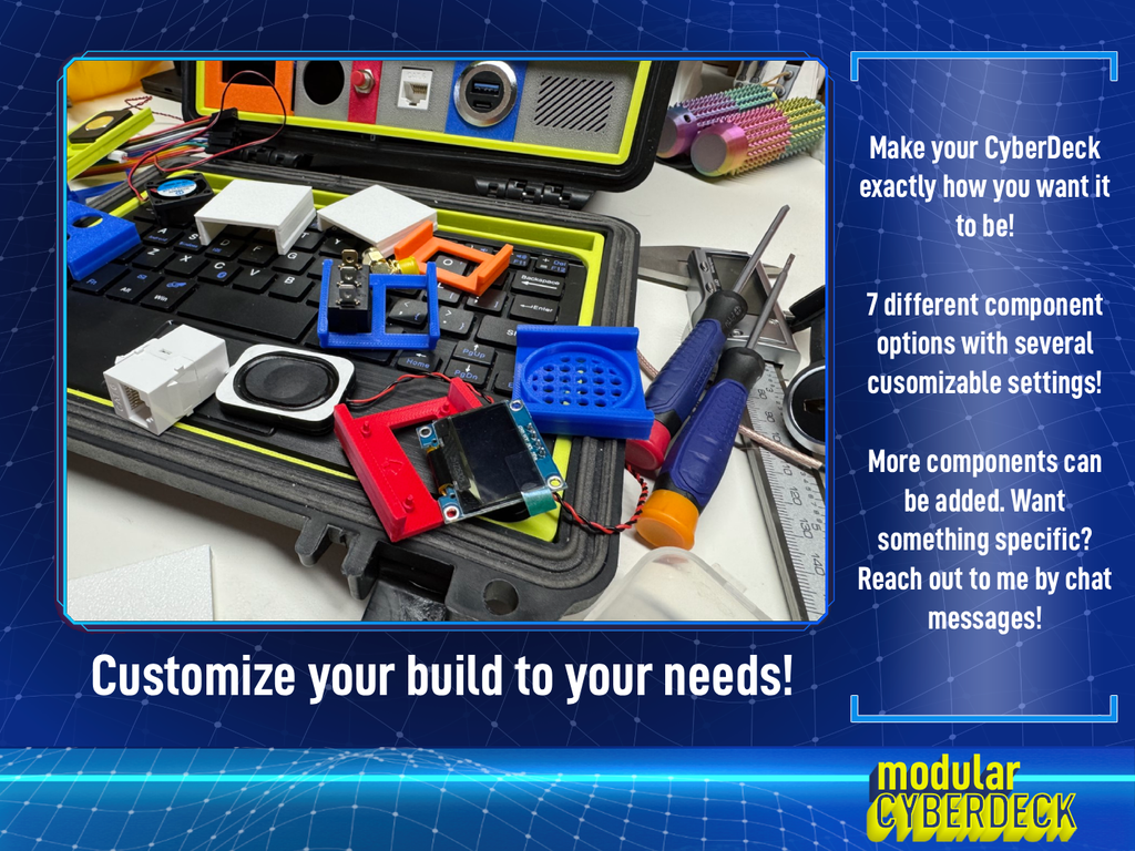 Modular Cyberdeck & Panel Generator - Apache 1800