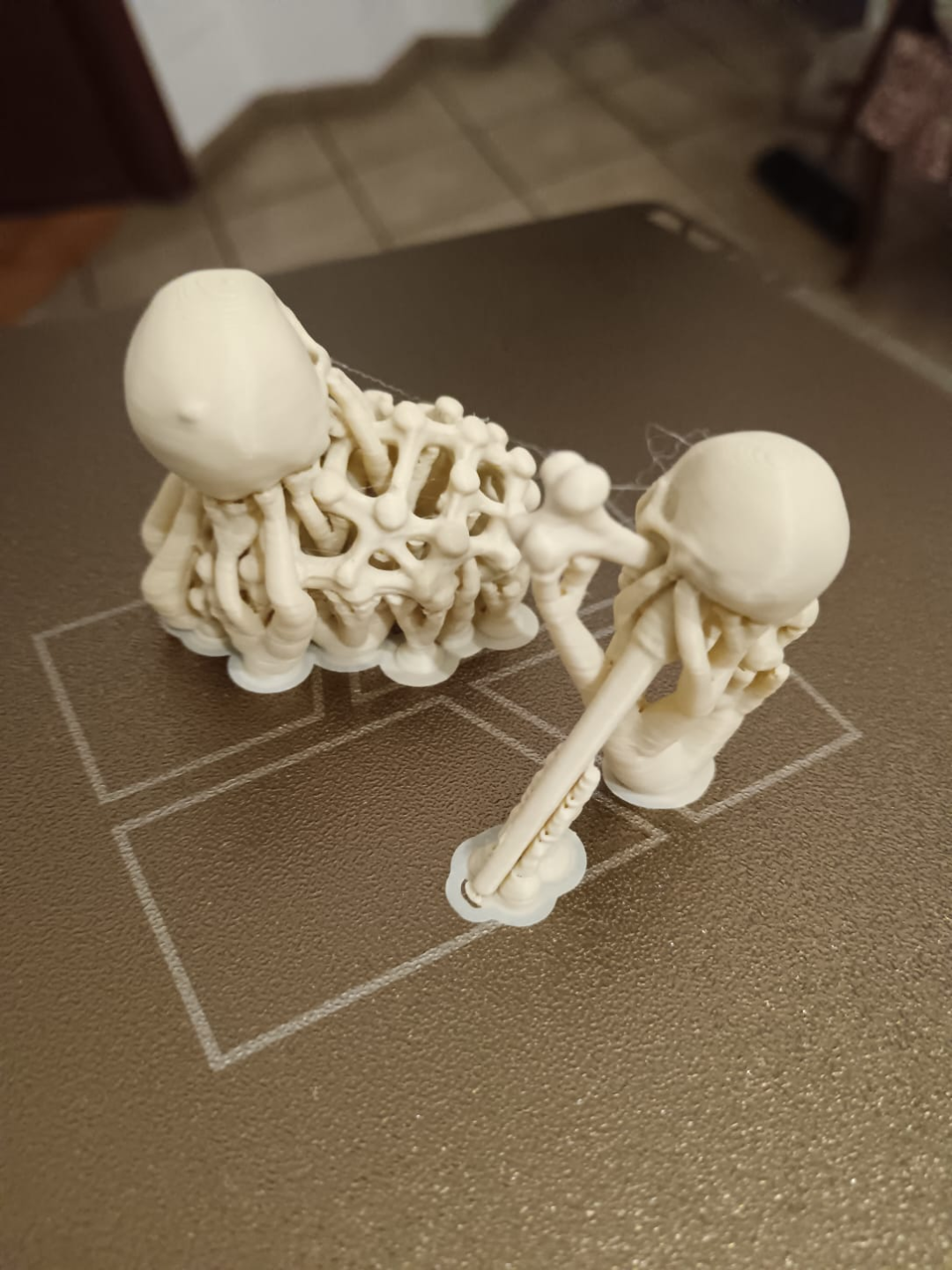 Skeletal Chignon with Brooch