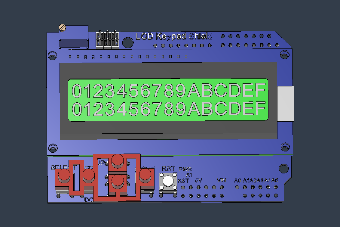 Arduino LCD & Keypad Shield Enclosure