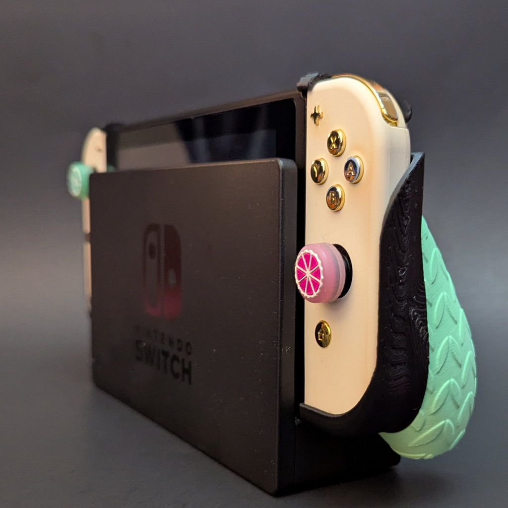 Nintendo Switch Joycon Grip -Leaf Pattern