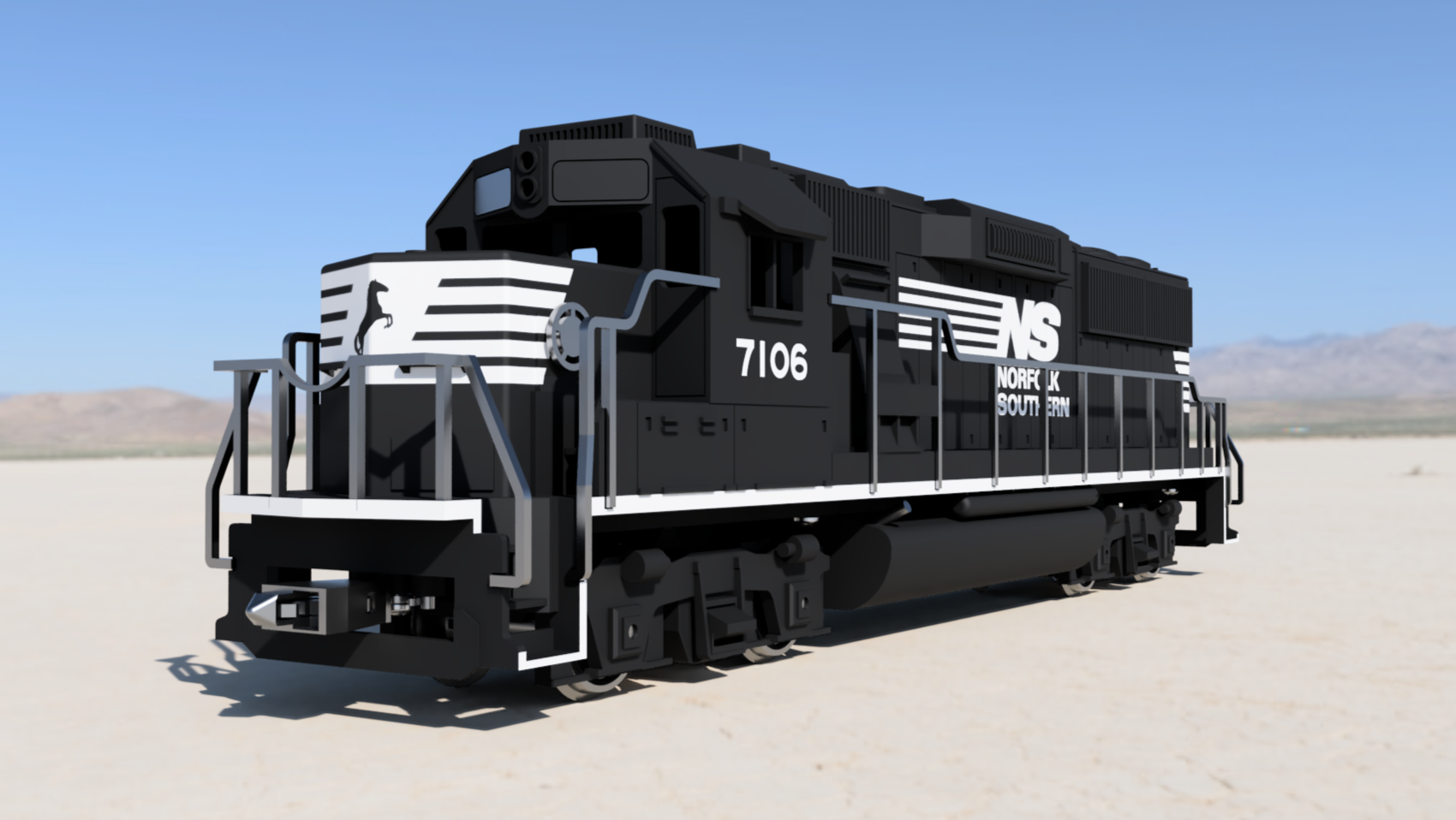 GP60 Locomotive Body - AMS Norfolk Southern Livery