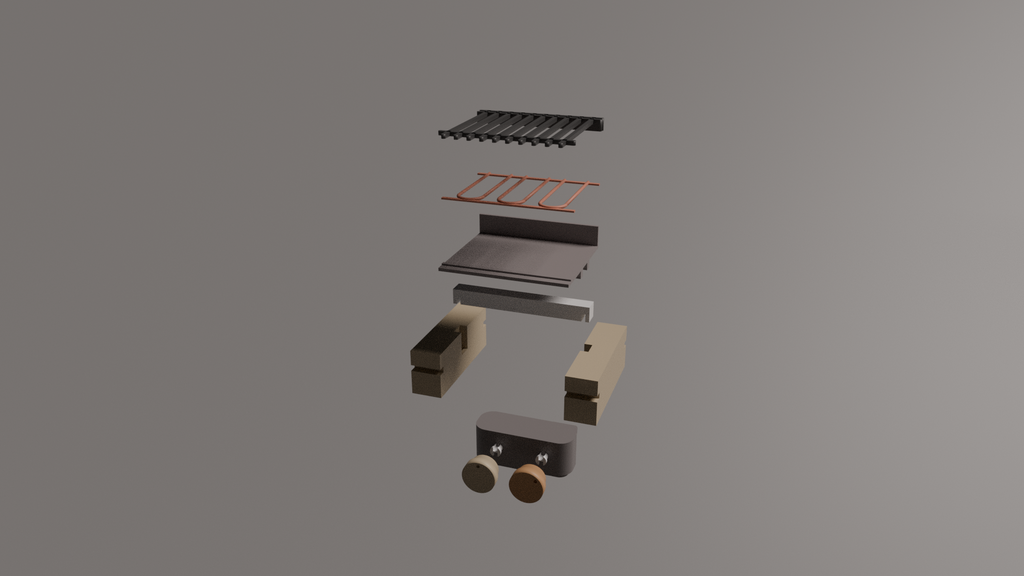 Mini BBQ Grill toy set