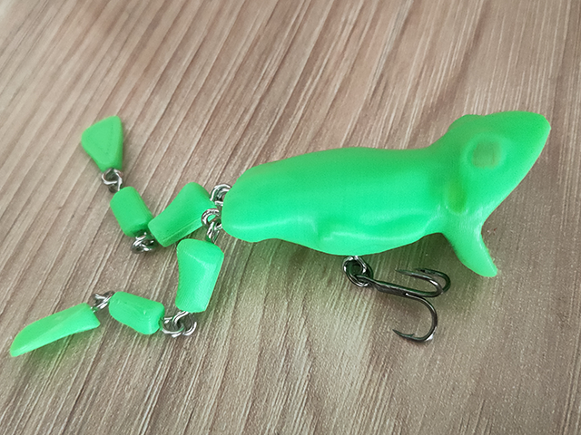 Pop'n Dangle Frog popper fishing lure