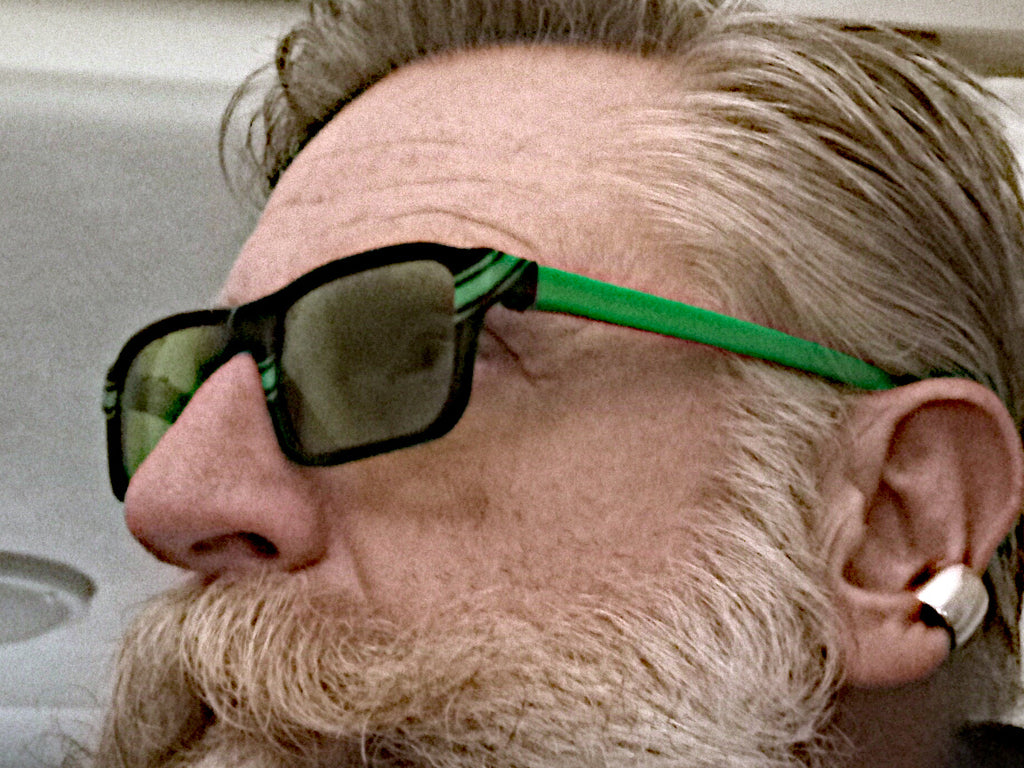 Sunglasses black-green