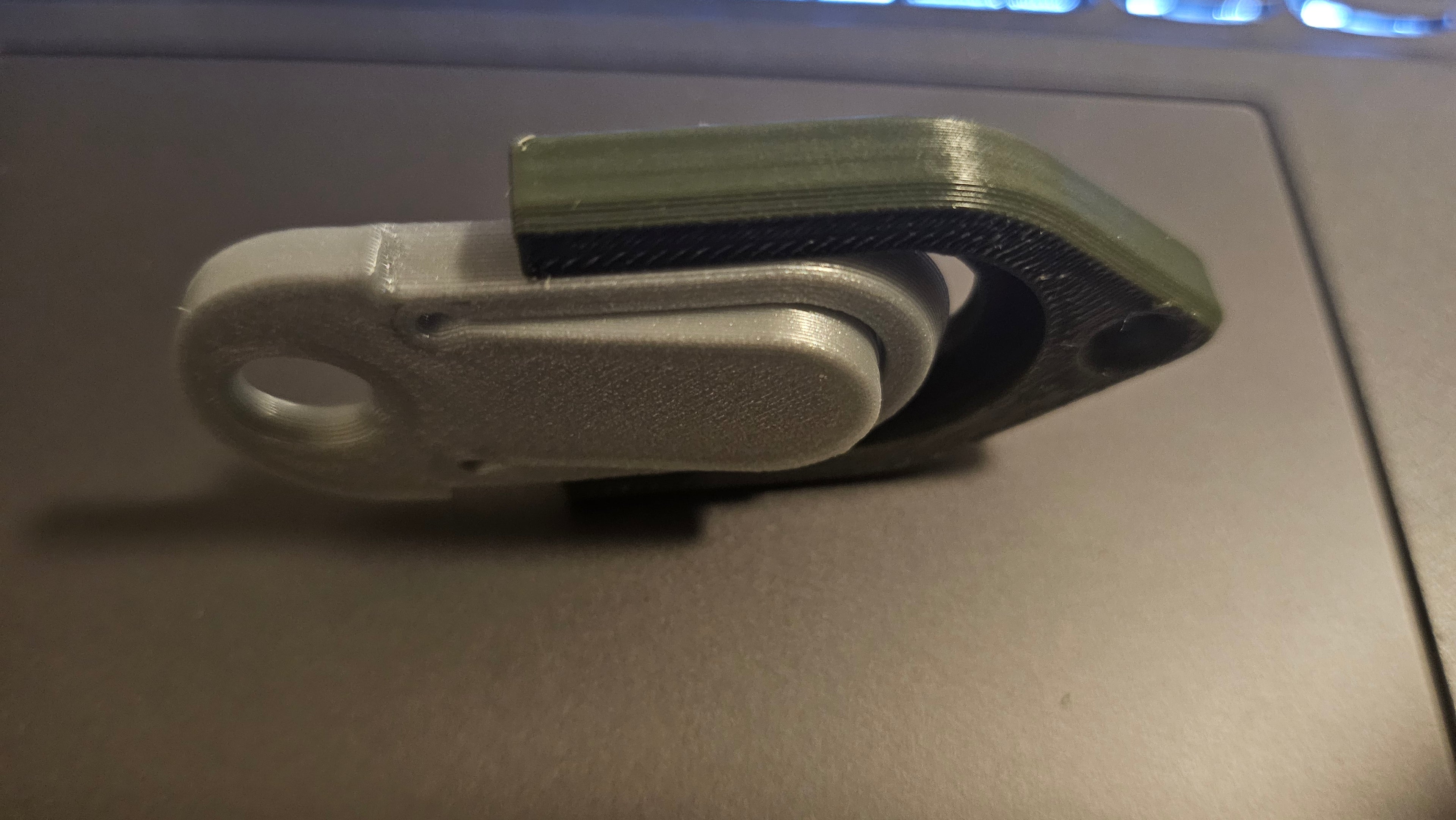 Quick release buckle designed for 3D printing
