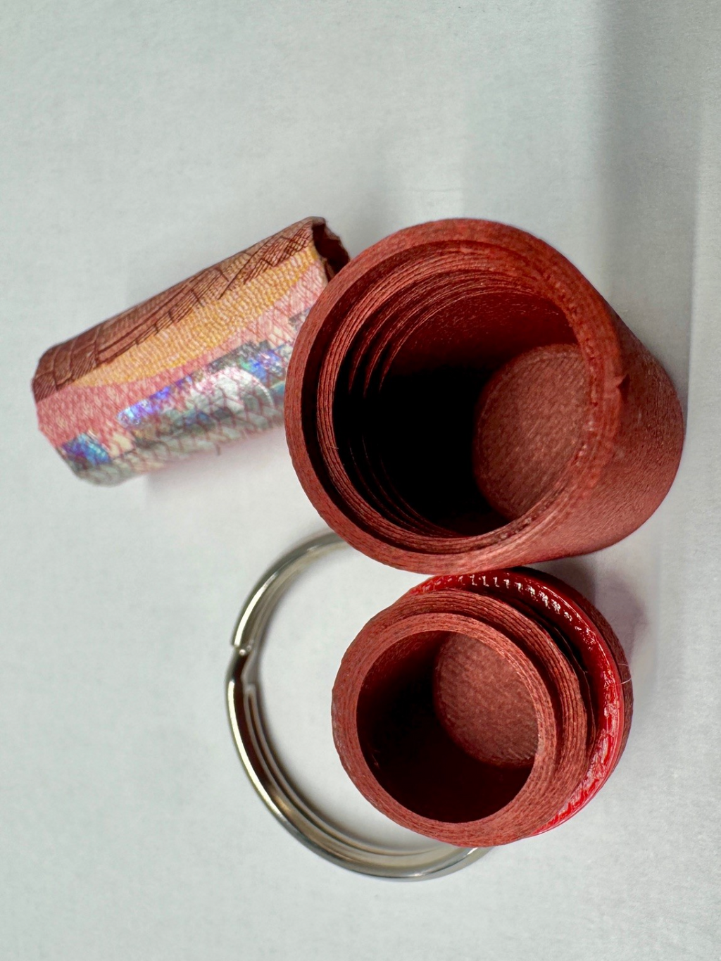 Waterproof Travel Geocache Keychain & Cash Holder
