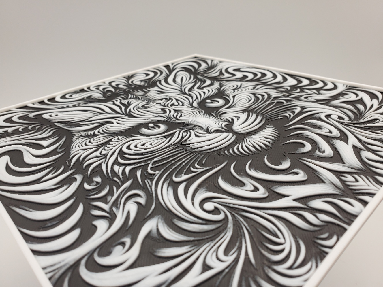 Psychedelic Cat Visual Illusion