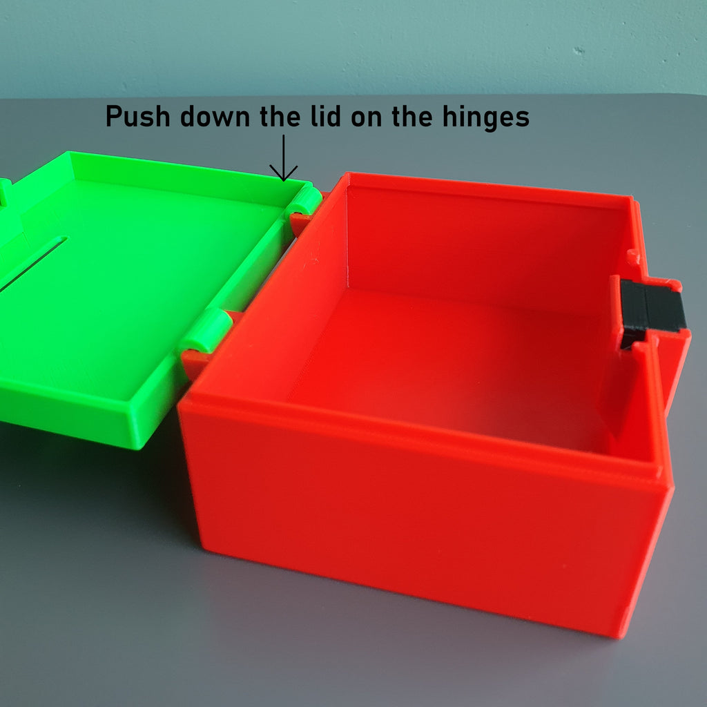 Coinbox with key lock