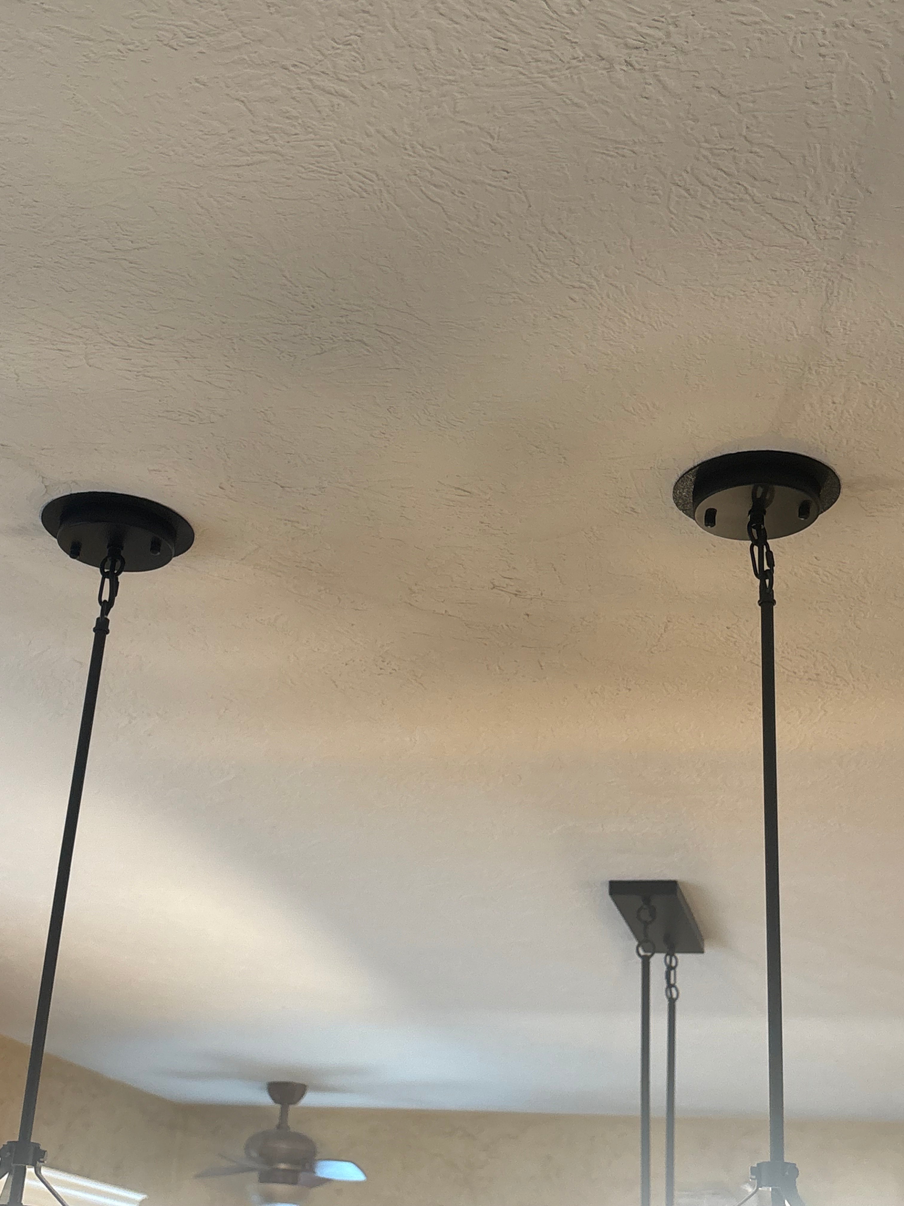 Unpainted Light Fixture Ring