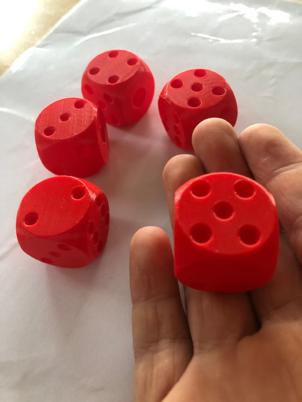 Large hand-held dices