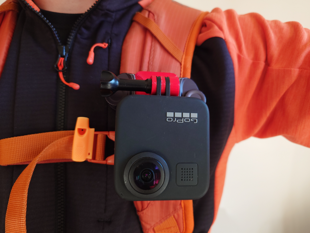 Gopro support for peak design