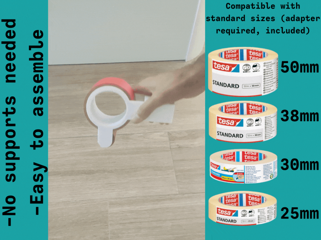 Painter's tape applicator