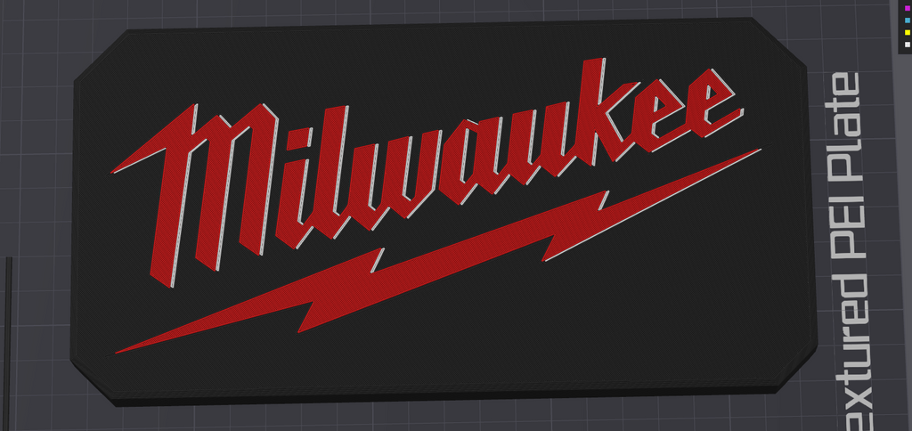 Milwaukee Shadow Logo Slide On Lid Packout Bins