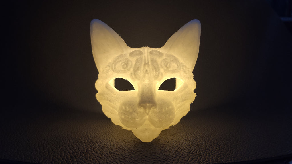 Cat Head - LED tea light holder