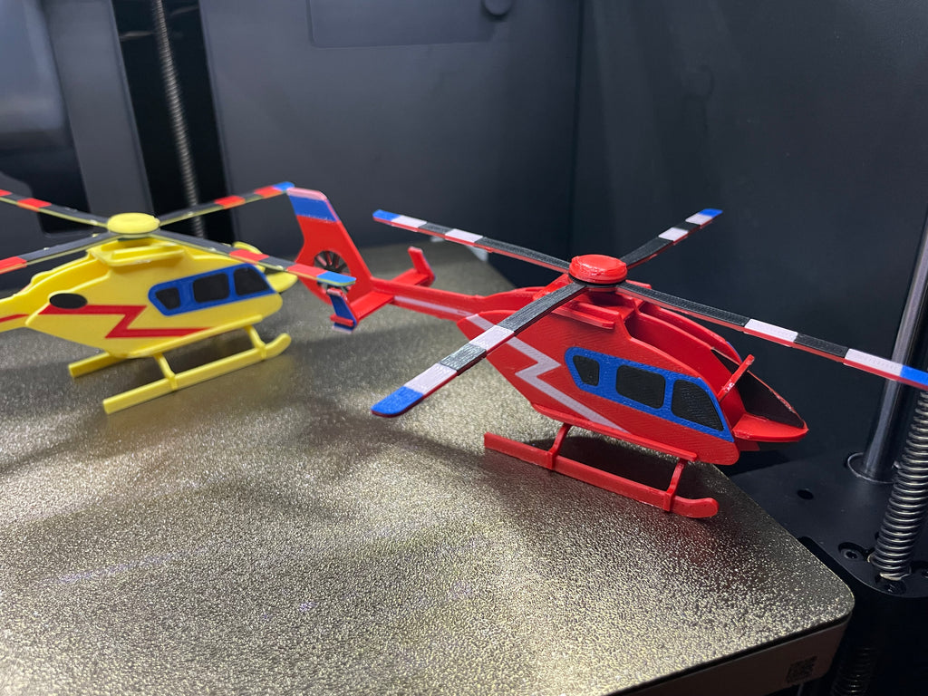 Helicopter Kit Card - EC 135 - Christmas Gift!