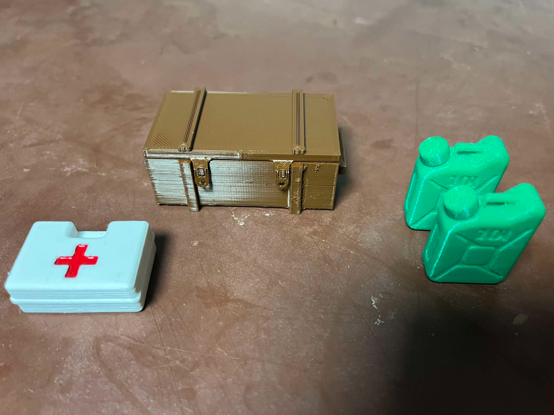 Army box 1:10 and 1:12, RC car, miniature, diorama