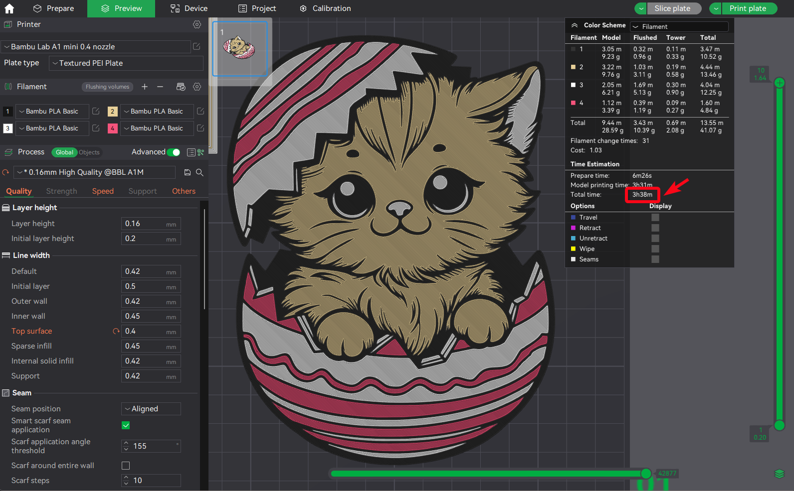 Easter Egg Cat
