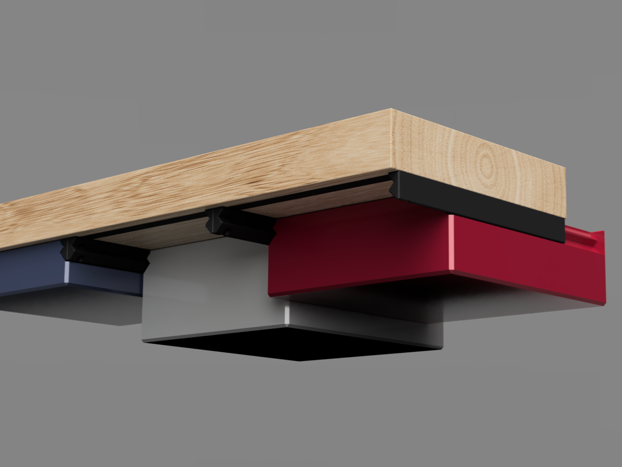 Under-Desk Drawer – Multiple Sizes and Variants
