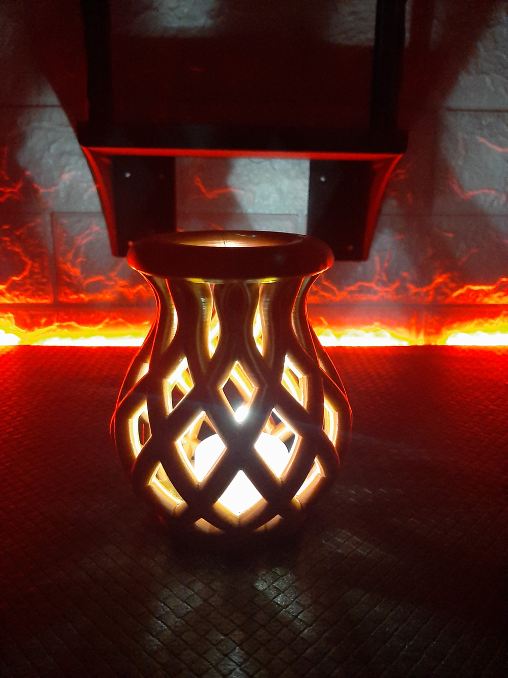 KNITTED VAZE OR TEALIGHT
