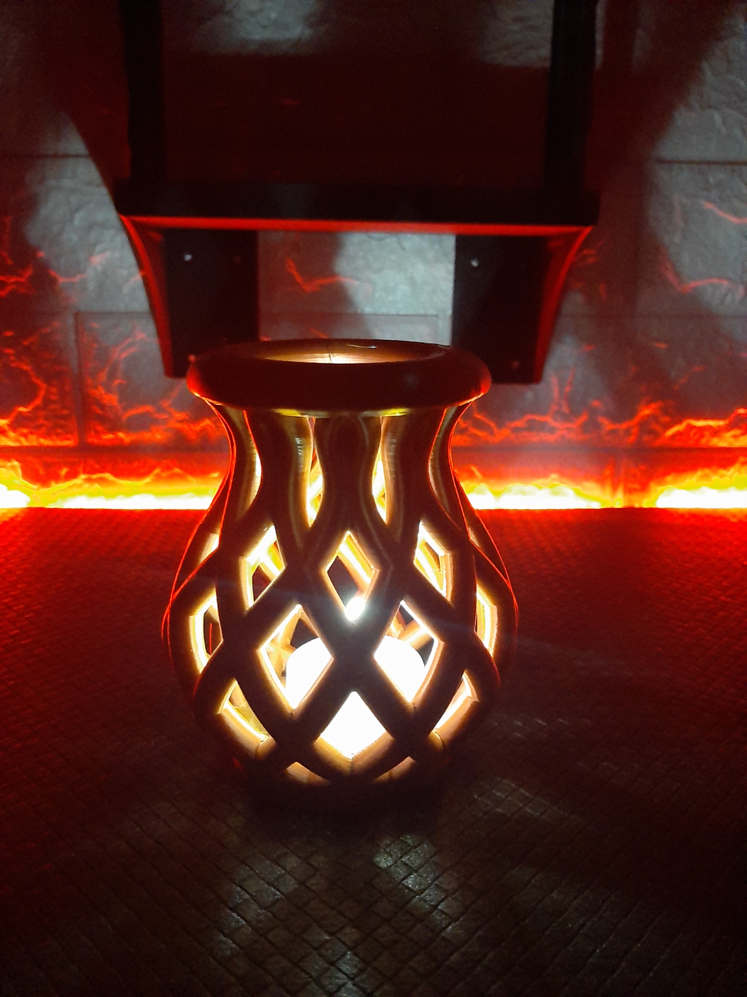 KNITTED VAZE OR TEALIGHT