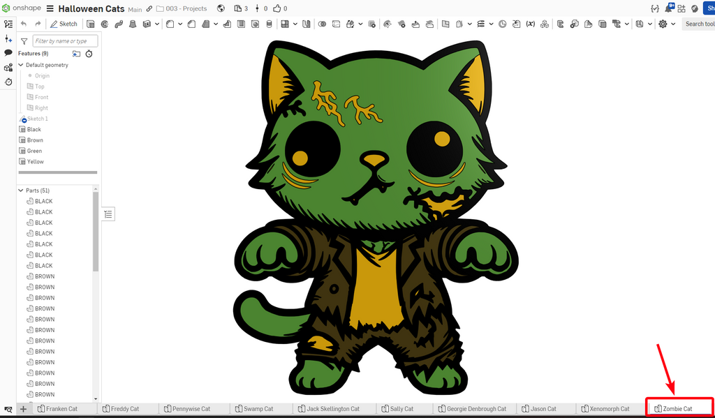 Zombie Cat - User Requested