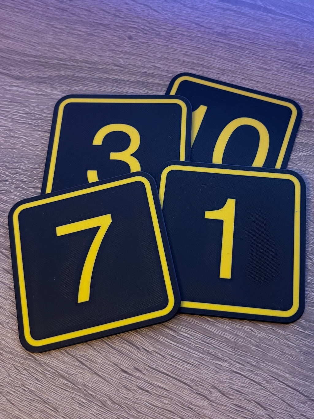 Square Number Plates (Door signs etc)