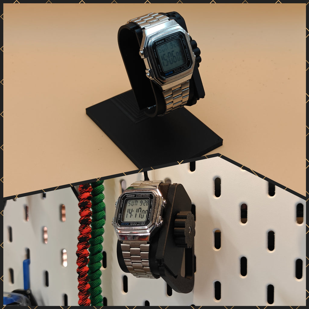 Adjustable Watch Holder for IKEA Skådis /Deskstand