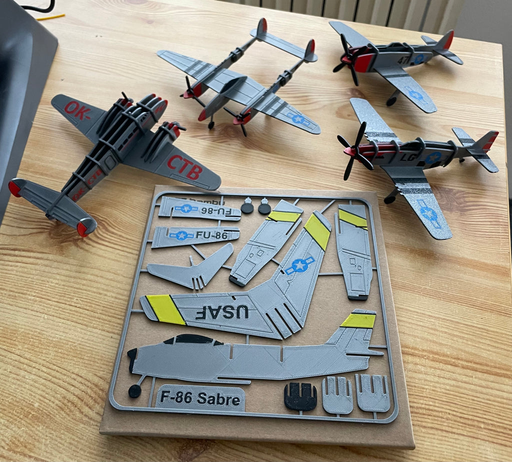 F-86 Sabre Kit Card