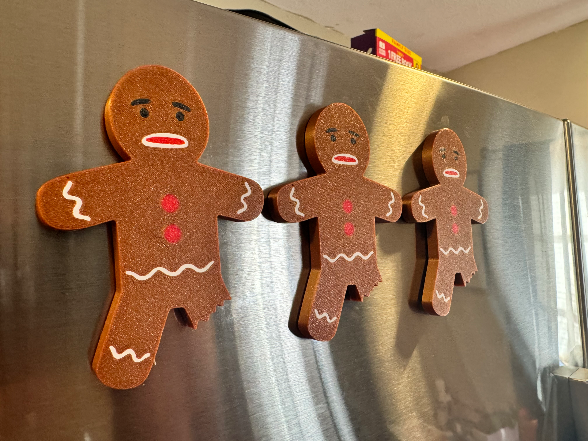 Gingerbread Fridge Magnets