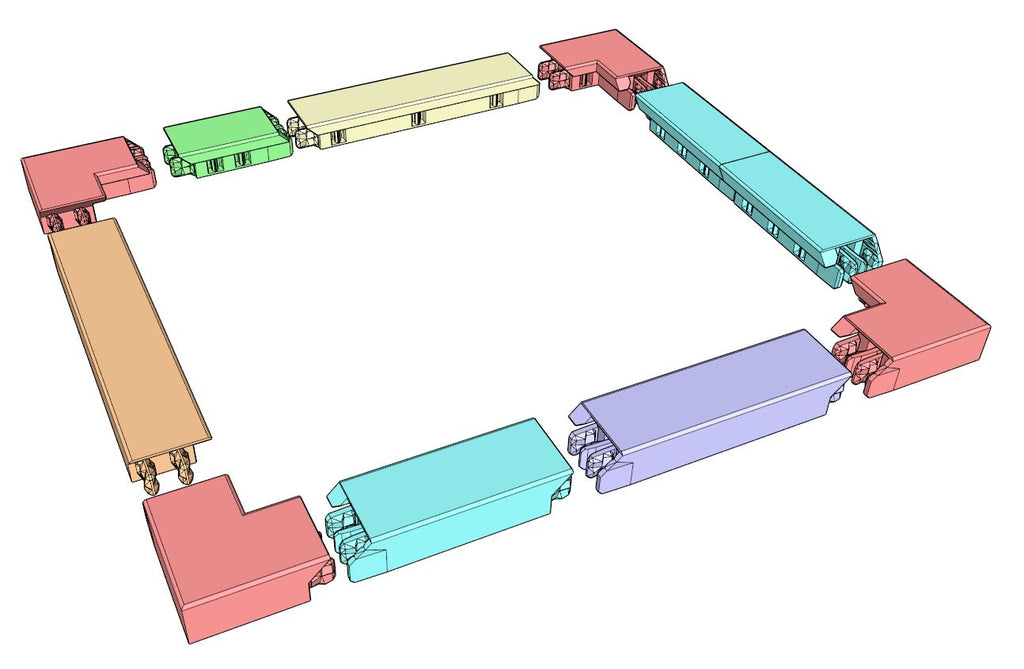 Snap-Together Modular Picture Frame